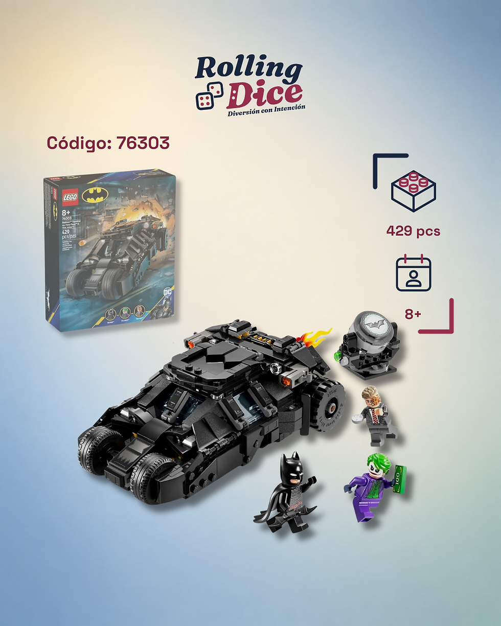 LEGO Super Heroes Batman Tumbler vs. Two Face & Joker - 76303, set LEGO original disponible en Costa Rica