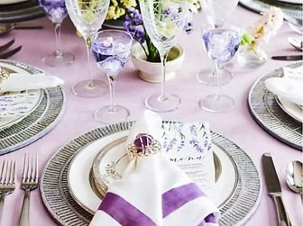 Purple Dining Set