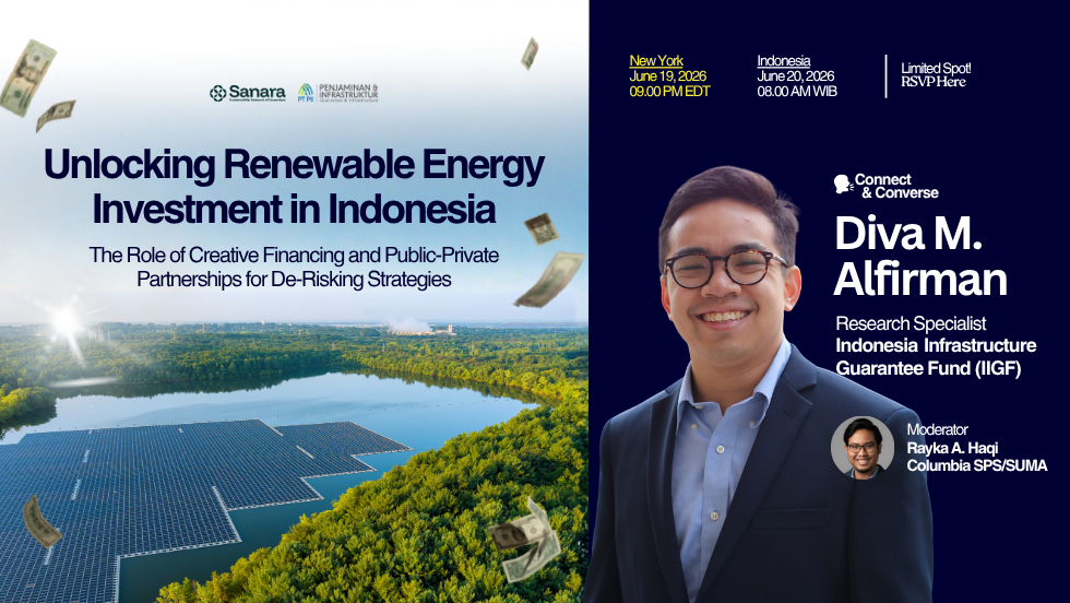 Unlocking Renewable Energy Investment in Indonesia