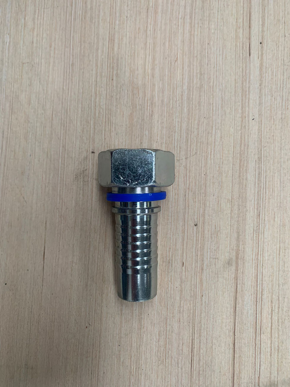 HOSE TAIL - 28L x 1" - STRAIGHT - FEMALE - CARBON STEEL