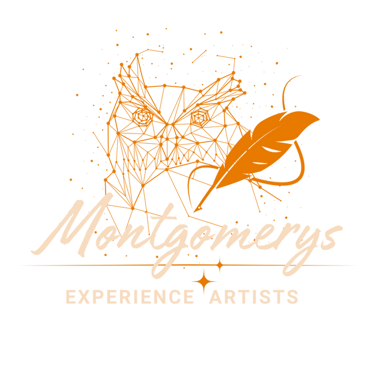 LOGO - freigestellt für dunklen Hintergrund - Montgomerys Experience Artists 21-06-23.png