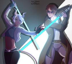 Star Wars AU R'laan Caspian