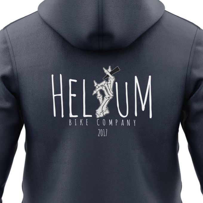 Miniature : Sweat à Capuche Zippé DELUXE HELIUM Denim