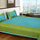 Thumbnail: 100% Cotton Printed Double Size Double Bedsheet With 2  Pillow Cover
