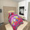 Thumbnail: 100% Cotton Printed Double Size Double Bedsheet With 2  Pillow Cover