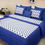 Thumbnail: 100% Cotton Printed Double Size Double Bedsheet With 2  Pillow Cover