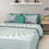Thumbnail: 100% Cotton Printed Double Size Double Bedsheet With 2  Pillow Cover
