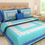 Thumbnail: 100% Cotton Printed Double Size Double Bedsheet With 2  Pillow Cover