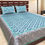 Thumbnail: 100% Cotton Printed Double Size Double Bedsheet With 2  Pillow Cover