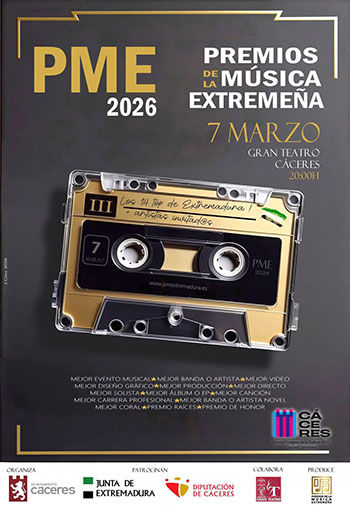 Los Premios de la Música Extremeña publican las propuestas candidatas para su tercera edición