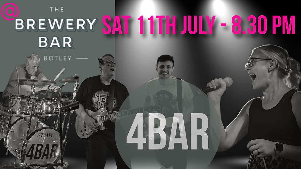 4Bar returns to the Brewery Bar Botley