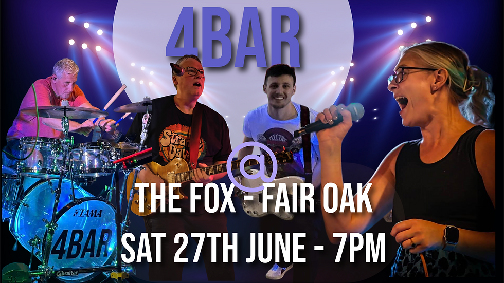 4bar @ the Fox, Fair Oak