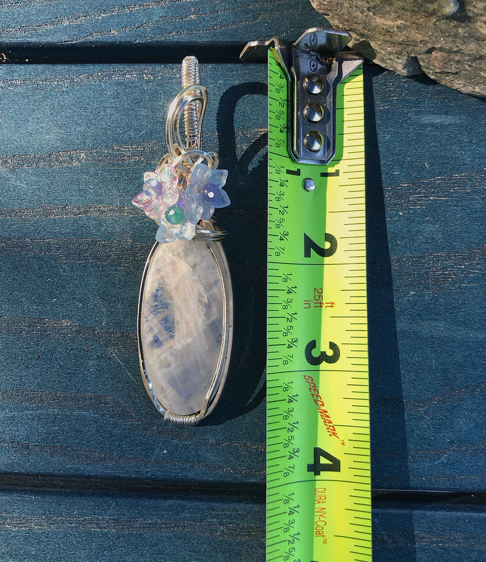 Thumbnail: Rainbow Moonstone Pendant
