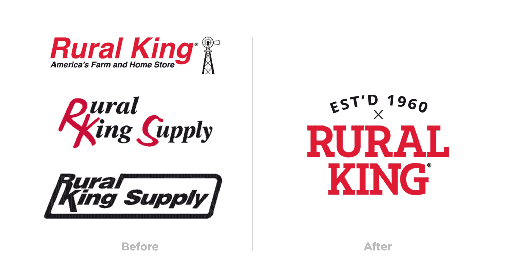 Rural King Logo Before & After