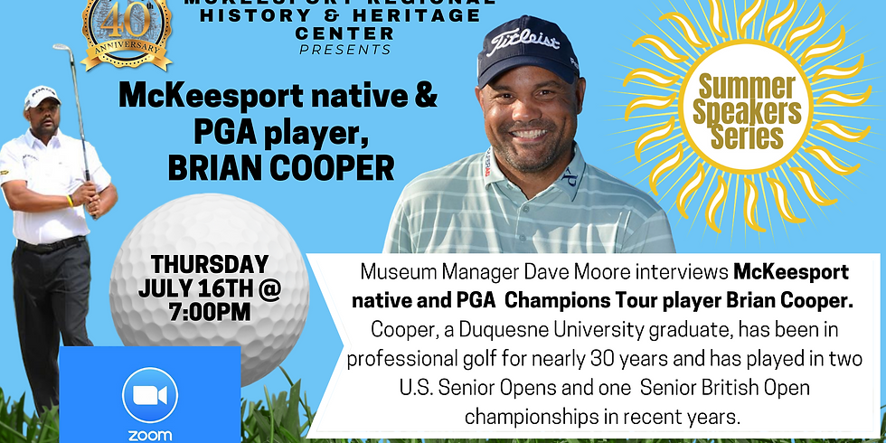 Summer Speaker Series: Brian Cooper