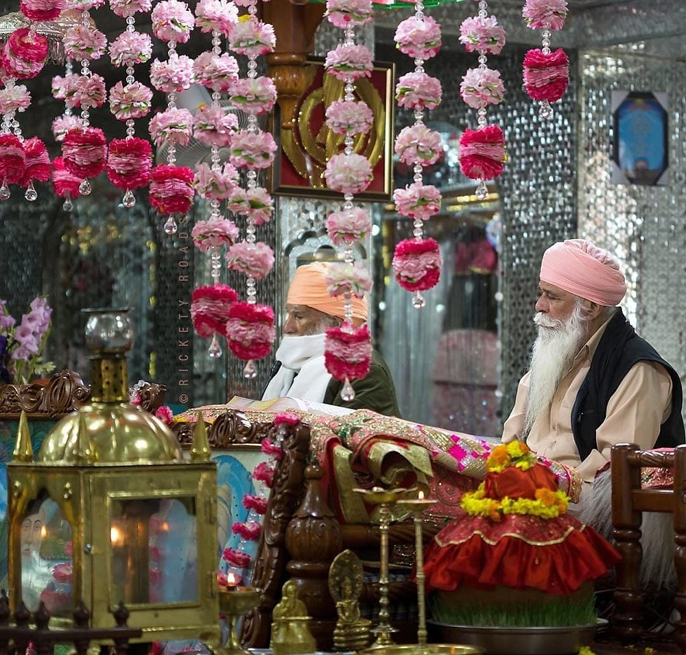 A glimpse from inside the Gurudwara Sahib Manikaran
