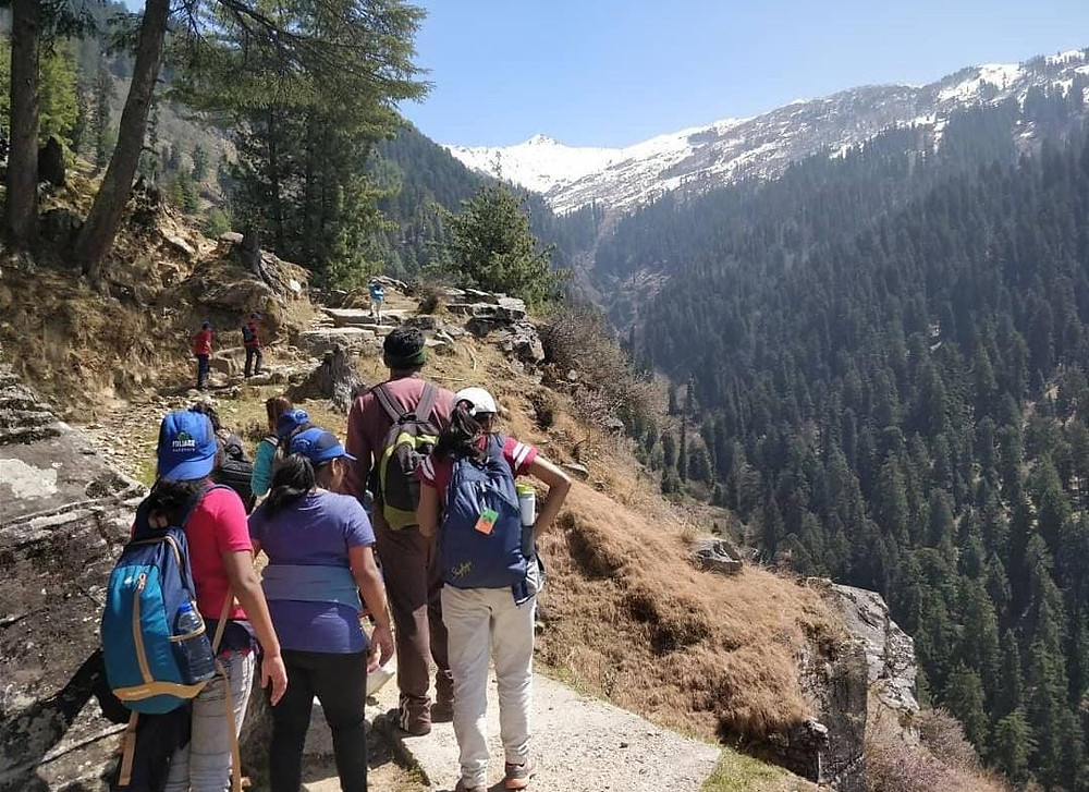 Trekking in Spiti Valley amid nature