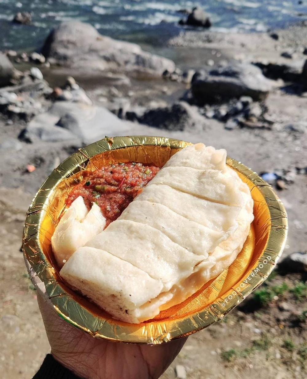 Siddu is a traditional food item of Spiti Valley