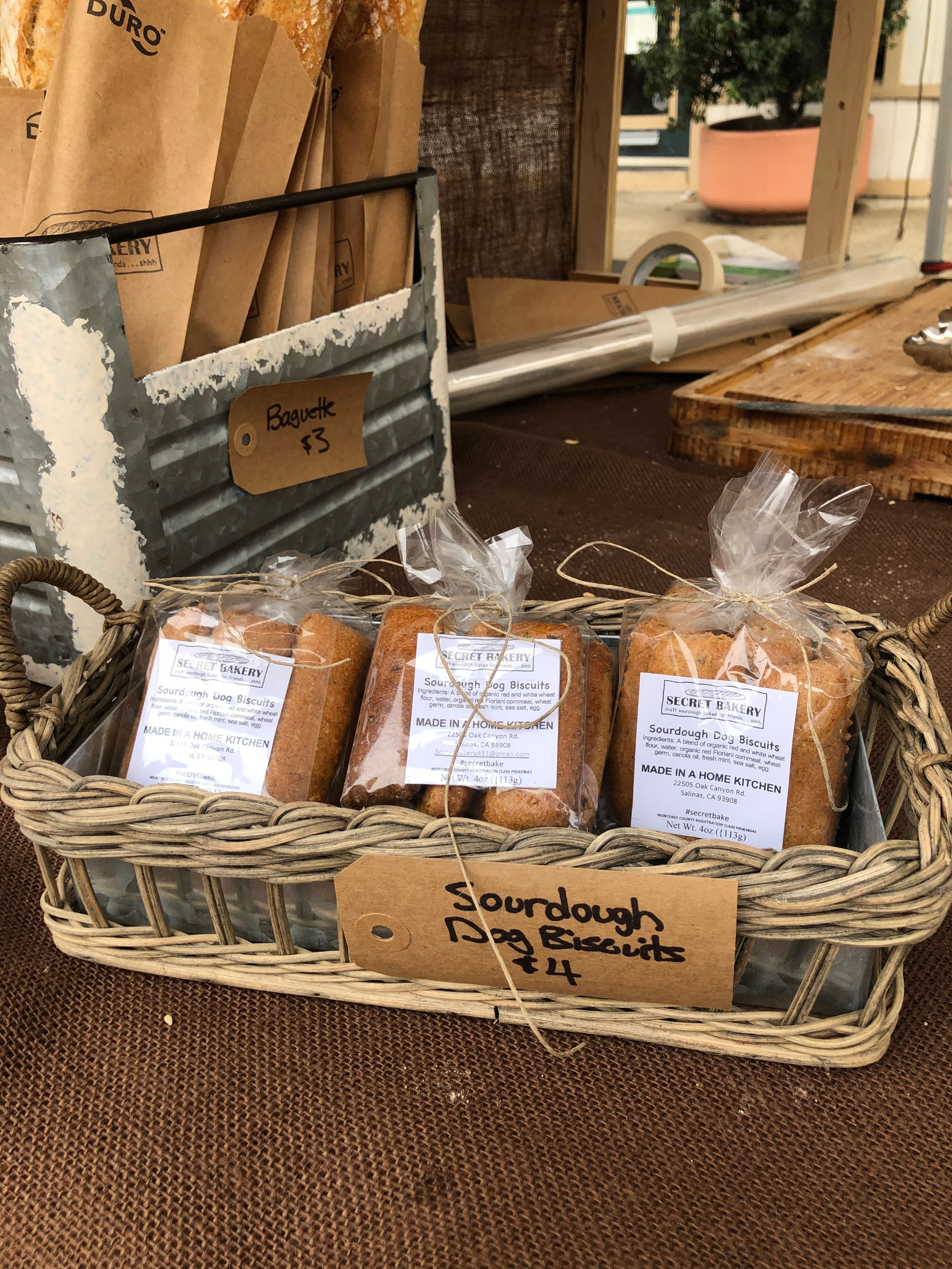 Sourdough Dog Biscuits