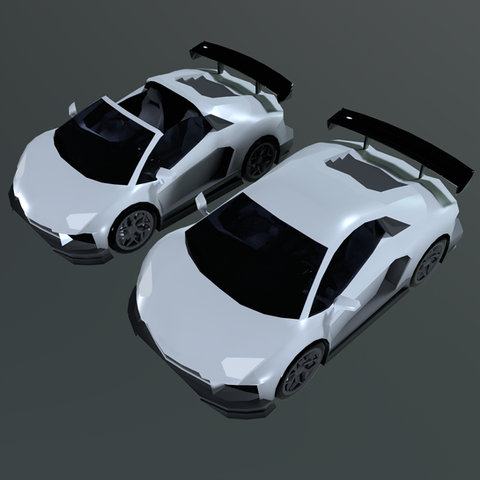 MiniRacers Cars - Low Poly