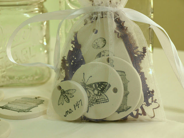 packaged clay tags