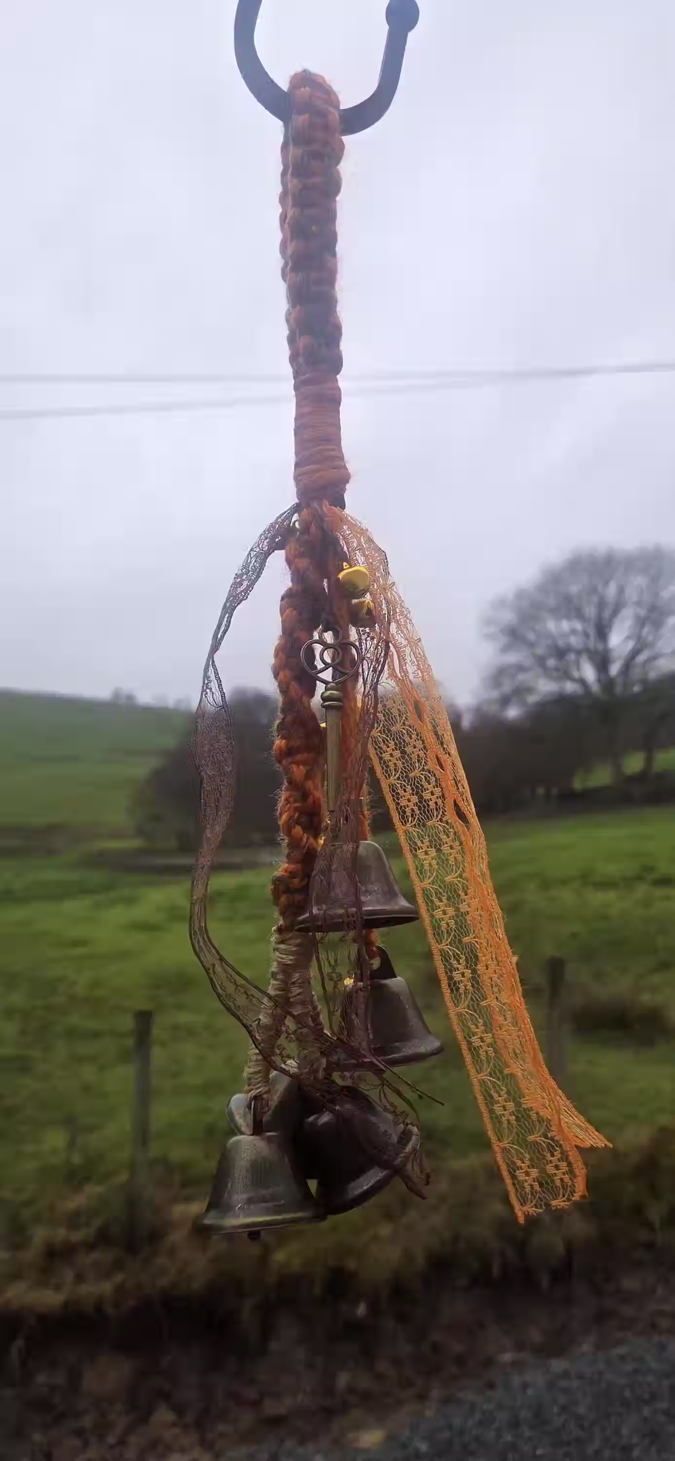Threshold Witch Bells Hand-Bound Protection Charm for Doors and Sacred Spaces