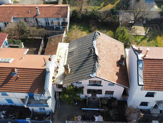renovation toiture bron vue drone