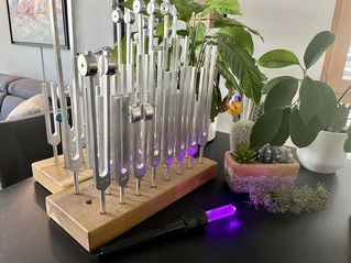 diapason thérapeutique vibration ciblée soin énergétique relaxation