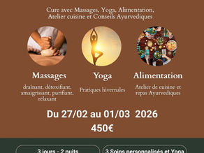 Séance de yoga hivernal pendant une retraite ayurvédique Kapha en Bretagne pour relancer l’énergie