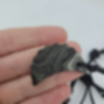 Thumbnail: Crescent Moon Worry Stone Necklace | Glow in the Dark!