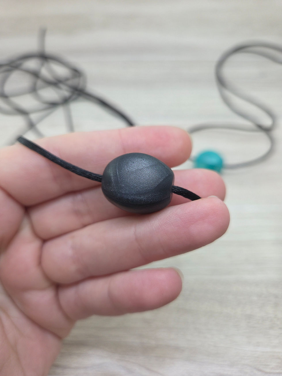 Thumbnail: Metallic Chew Necklace