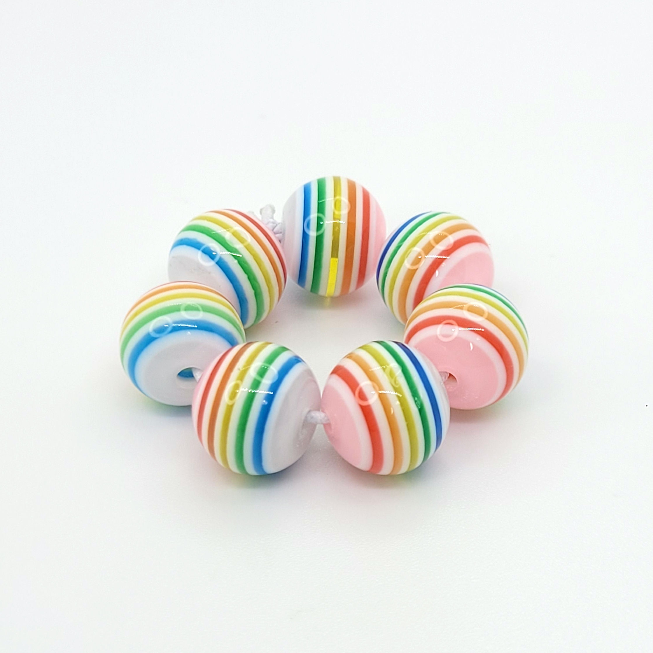 Opaque Rainbow Stretchy Ring Fidget
