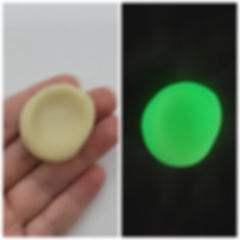 Glow in the Dark Worry Stone & Worry Stone Necklace