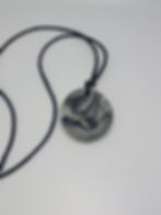 Thumbnail: Night Sky Worry Stone Necklace | Glow in the Dark!