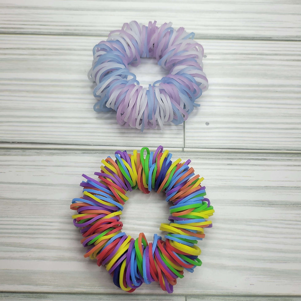 Thumbnail: Hard Ring Loom Picking Fidget - 9 Styles