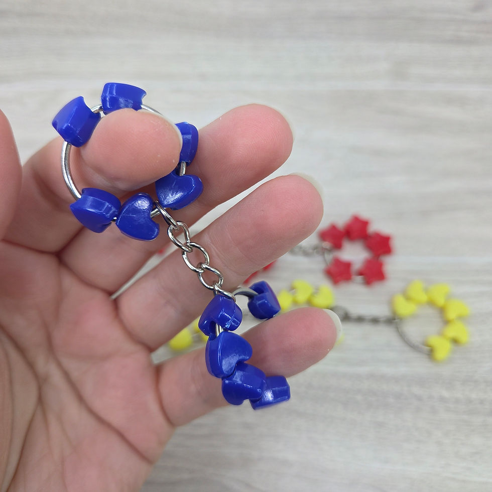 Thumbnail: Linked Ring Fidget - Stars & Hearts