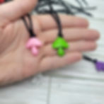 Thumbnail: Textured Mushroom Necklace