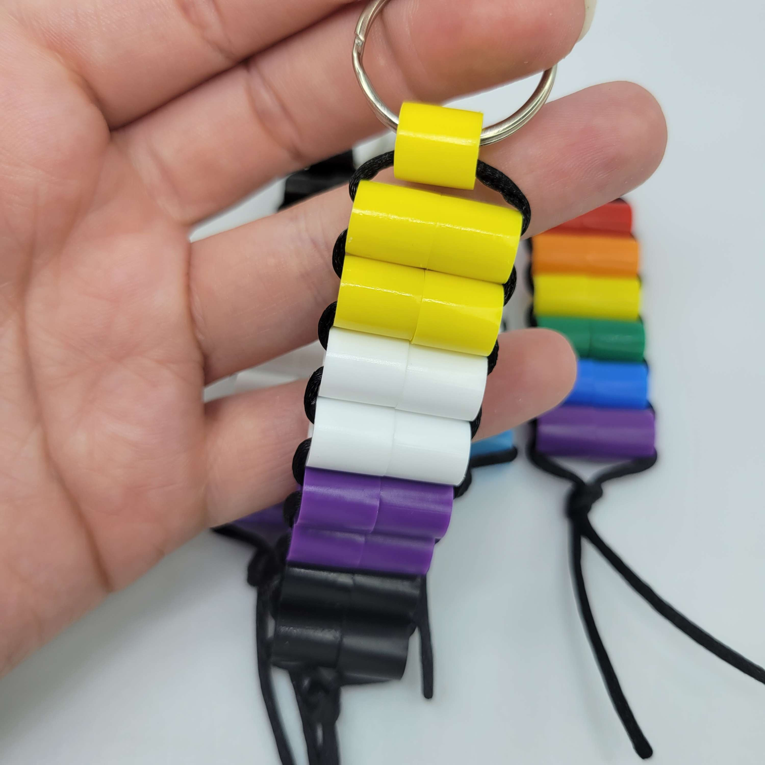 LGBTQ+ Big Bead Keychain Fidget - 2 Styles!