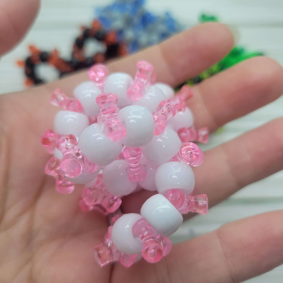 Thumbnail: Textured Bunch-a-Beads Bracelet