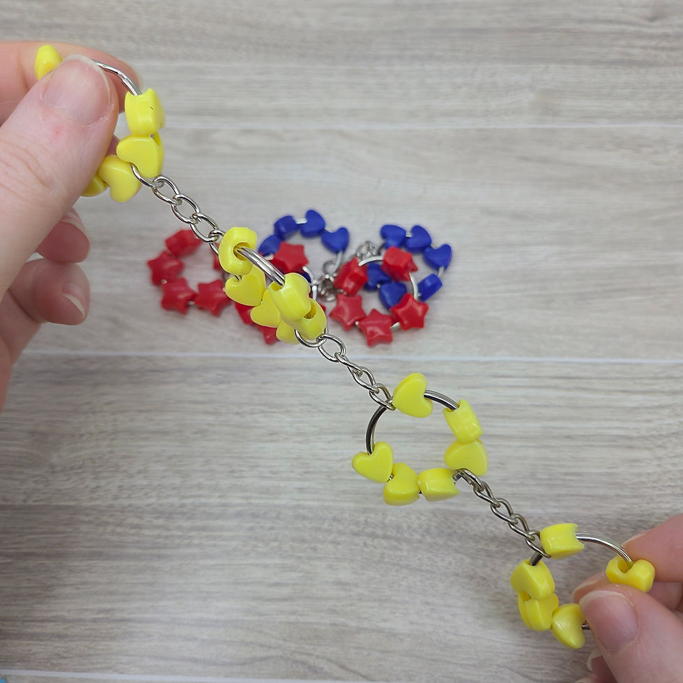 Thumbnail: Linked Ring Fidget - Stars & Hearts
