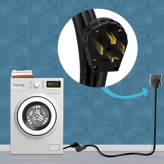 Thumbnail: 20 foot NEMA 14-30 Dryer Extension Cord 10/4 SOOW cable