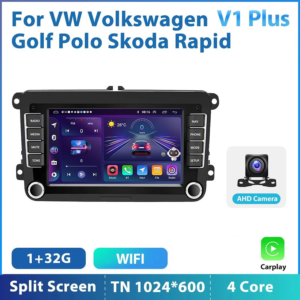 Thumbnail: Android 11 For VW Volkswagen a 2 Din Auto Carplay GPS Radio128G