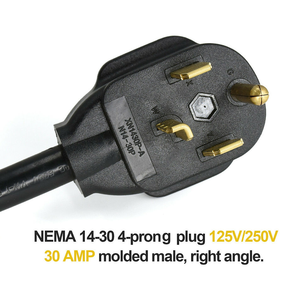 Thumbnail: Adapter for Dryer Power Cord 3 Prong to 4 Prong