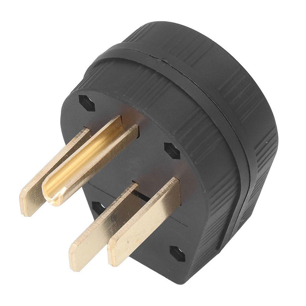 Thumbnail: NEMA 14-50P Male Plug 50A 125/250V Dryer RV Generator Plug 14-50
