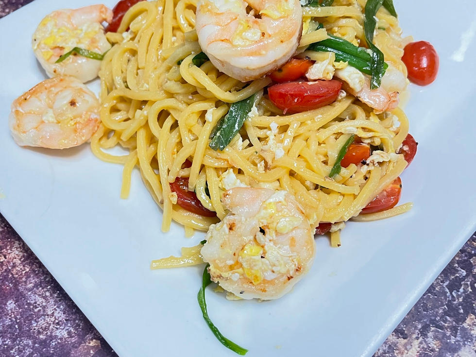 Stir Fried Shrimp Noodles