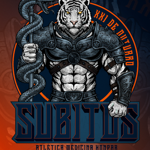 mascote para atlética