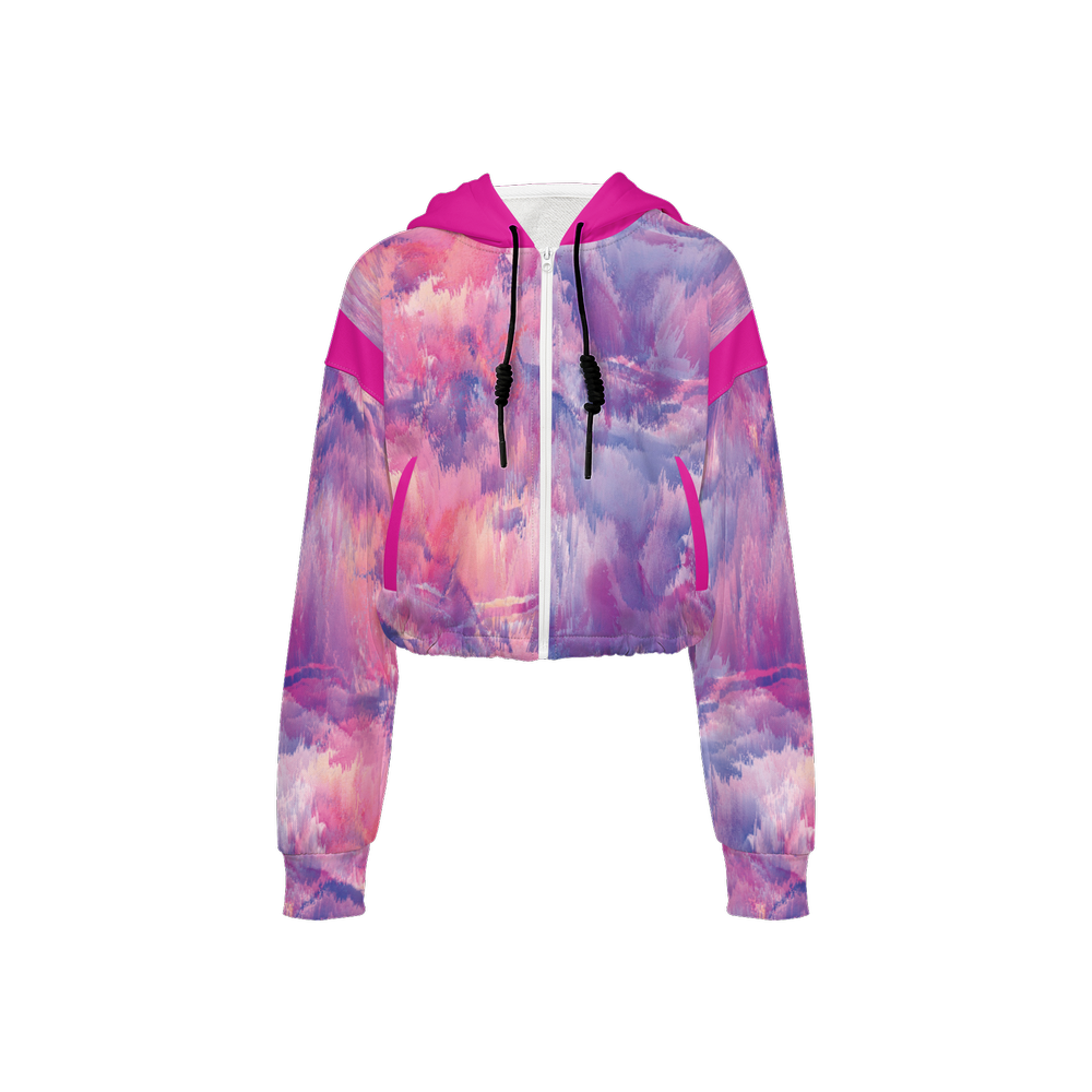 Women’s Cropped Full-Zip Hoodie