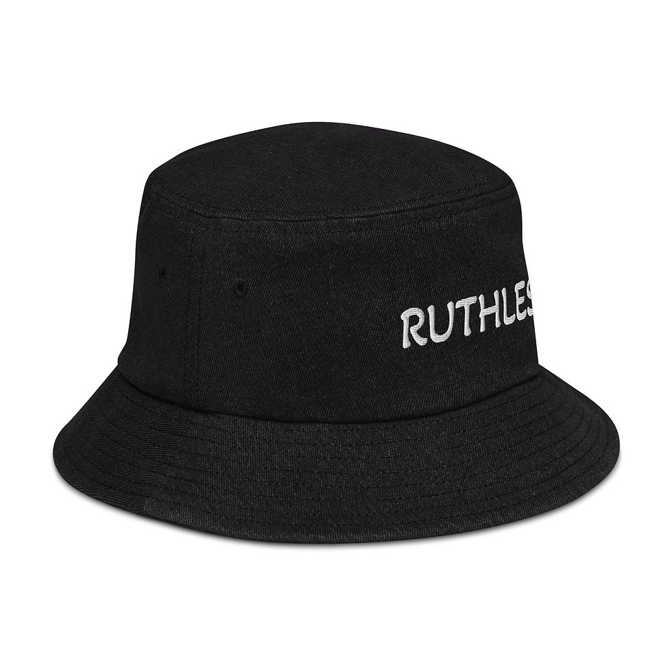 Thumbnail: RUTHLESS Denim bucket hat