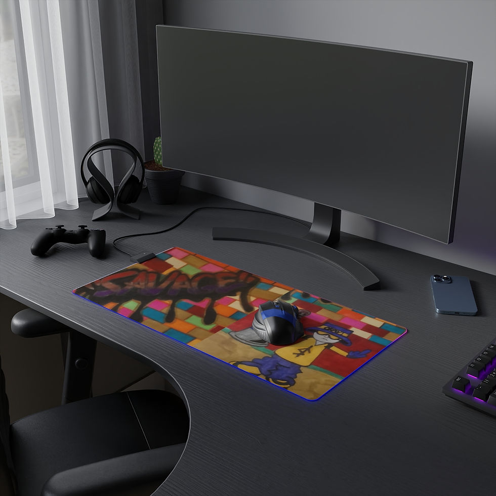 Thumbnail: LED Gaming Mouse Pad (Savage)