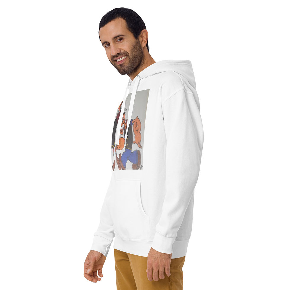 תמונה ממוזערת: Unisex Hoodie (Popeye & Olive)
